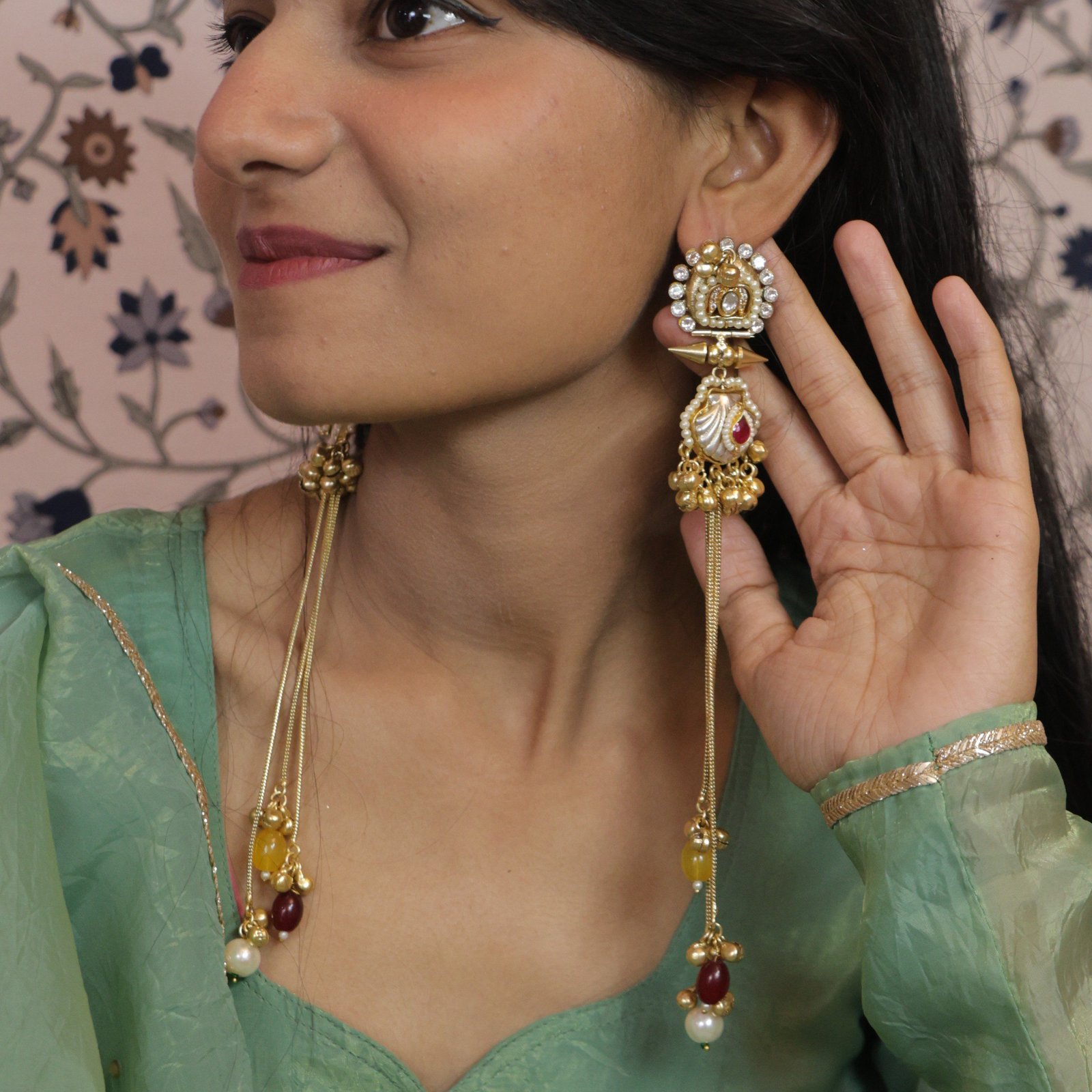 kashmiri Earrings | Premium Brass Earrings