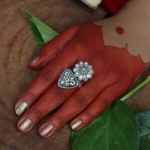 Hand Painted Brass Ring