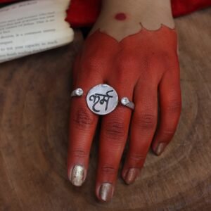 Karma Dual Finger Ring | Brass | Premium