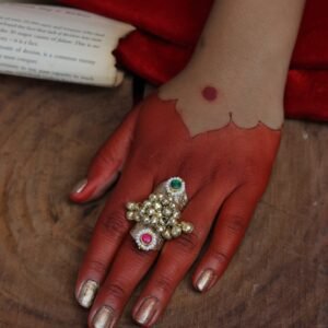 Jheel Kashmiri Brass Ring