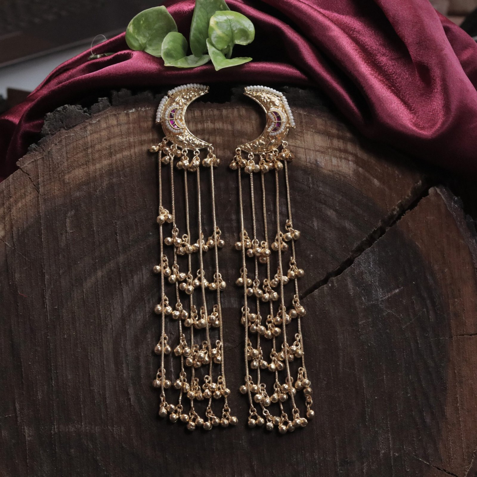 Chaand Kashmiri Earrings | Premium Brass Earrings