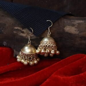 Sanjh Golden Jhumki | Premium Quality Brass