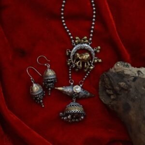 Dual Tone Hathi Neck Piece